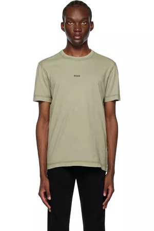 HUGO BOSS Men T-shirts - Khaki Tokks T-Shirt