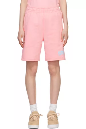 Billionaire Boys Club Women Shorts - Pink Small Arch Logo Shorts