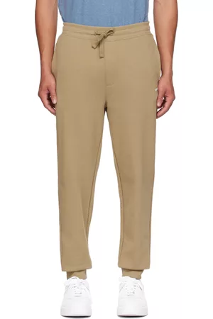 HUGO BOSS Men Loungewear - Beige Printed Lounge Pants