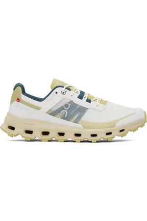 On Running Green & Off-White Cloudvista Sneakers