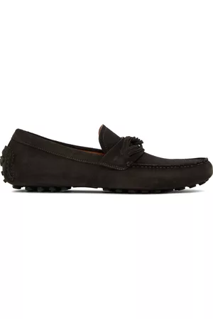 Salvatore Ferragamo Men Loafers - Brown Driver Loafers