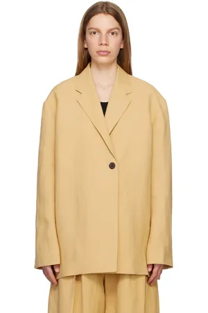 STUDIO NICHOLSON Yellow Soacha Blazer