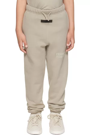 Essentials Pants - Kids Gray Bonded Lounge Pants