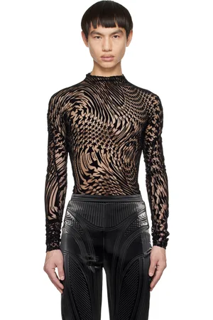 MUGLER Black Star Turtleneck