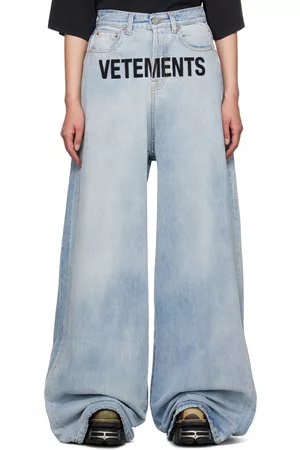 Vetements Women Boyfriend - Blue Baggy Jeans