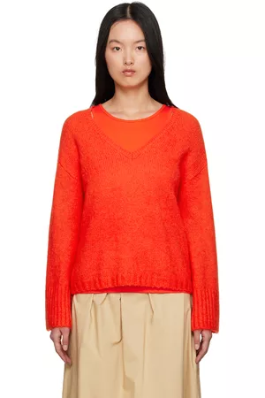 By Malene Birger Women Jumpers - Orange Cimone Sweater
