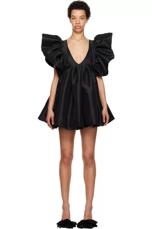 Kika Vargas Women Dresses - SSENSE Exclusive Black Adri Minidress