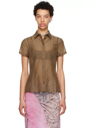 Paloma Wool Women Shirts - Brown Fele Shirt