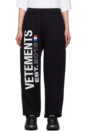 Vetements Women Loungewear - Black Flag Lounge Pants