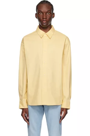Calvin Klein Men Casual - Yellow Oversized Shirt