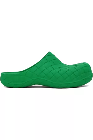 Bottega Veneta Men Casual Shoes - Green Beebee Clogs