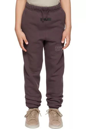 Essentials Pants - Kids Purple Bonded Lounge Pants