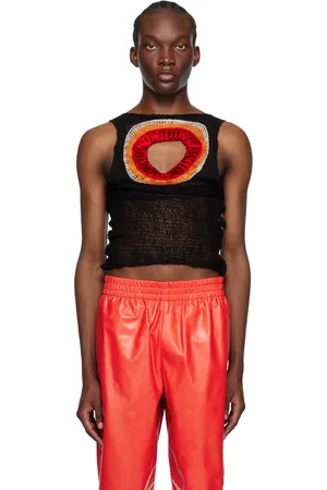 Marni Black Cutout Tank Top