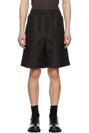 VALENTINO Brown Printed Shorts