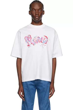 Marni Men T-shirts - White Whirl T-Shirt