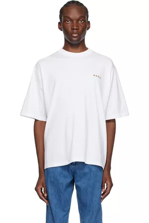 Marni Men T-shirts - White Sunset T-Shirt