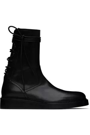ANN DEMEULEMEESTER Men Boots - Black Victor Boots