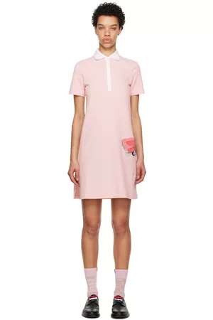 Thom Browne Women Dresses - Pink Car Patch Minidress