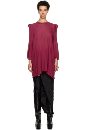 Rick Owens Pink Tommy Strobe Long Sleeve T-Shirt