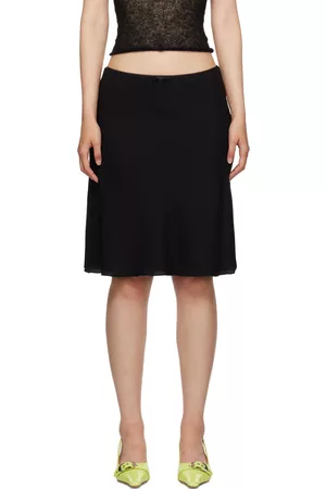 DANIELLE GUIZIO Women Midi Skirts - Black Paloma Midi Skirt
