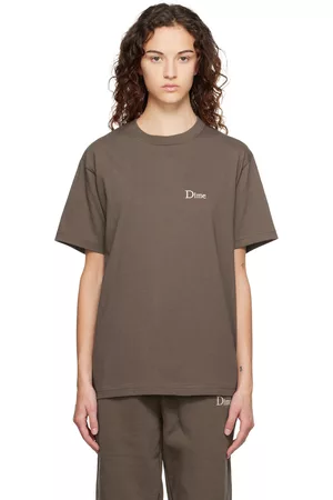 DIME Women T-shirts - Brown Classic T-Shirt