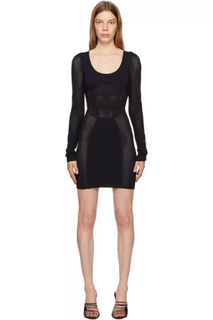 DION LEE Women Dresses - Black Paneled Minidress
