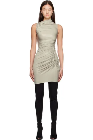 Rick Owens Taupe Svita Minidress