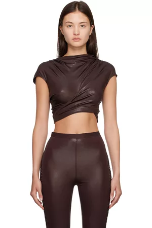 RICK OWENS LILIES Women T-shirts - Purple Jade T-Shirt