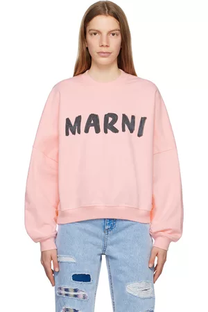 Marni Women Sweatshirts - Pink Printed Sweatshirt