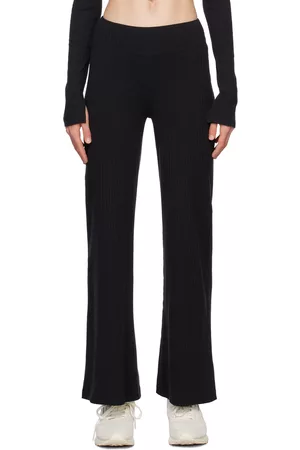 Reebok Women Loungewear - Black Embroidered Lounge Pants