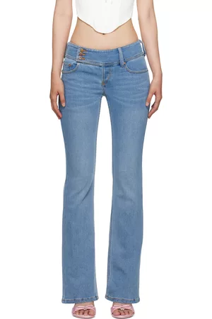 DANIELLE GUIZIO Women Jeans - Blue Belted Jeans
