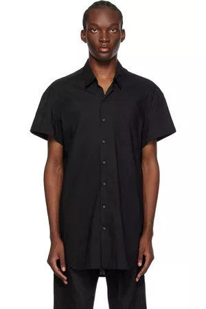 ANN DEMEULEMEESTER Men Shirts - Black Gilles Shirt