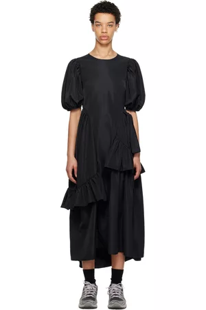 Cecilie Bahnsen Women Maxi Dresses - Black Devina Maxi Dress