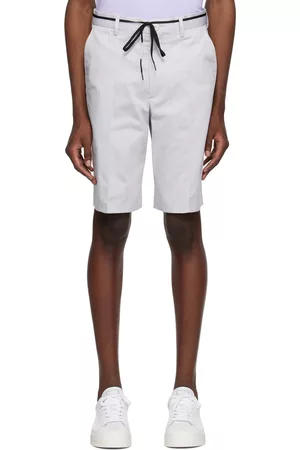 Marni Men Shorts - Blue Drawstring Shorts