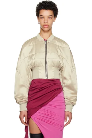 Rick Owens Off-White Girded Bomber Jacket
