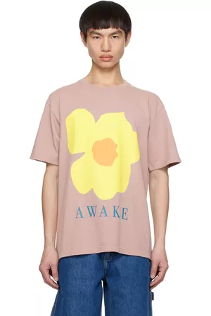 AWAKE NY Men T-shirts - Pink Floral T-Shirt