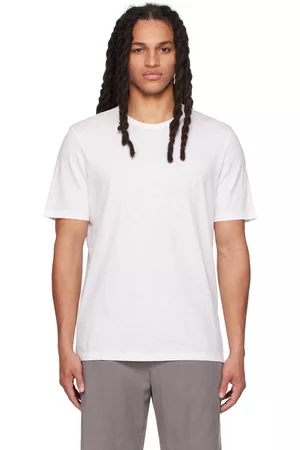 THEORY Men T-shirts - White Essential T-Shirt