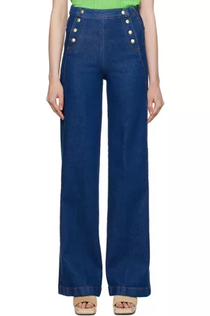 Frame Women Jeans - Blue Sailor Snap Jeans