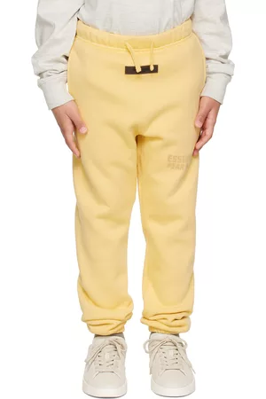 Essentials Pants - Kids Yellow Bonded Lounge Pants
