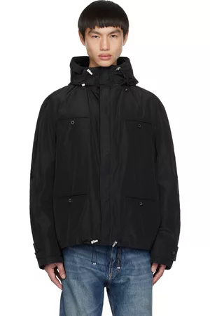 Salvatore Ferragamo Men Jackets - Black Zip Jacket