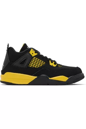 Nike Sneakers - Kids Black & Yellow Jordan 4 Retro Thunder Big Kids Sneakers