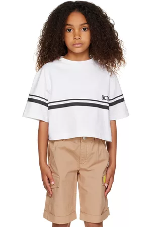 GCDS T-shirts - Kids White Printed T-Shirt