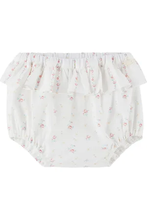 Tartine Et Chocolat Baby White Floral Bloomers