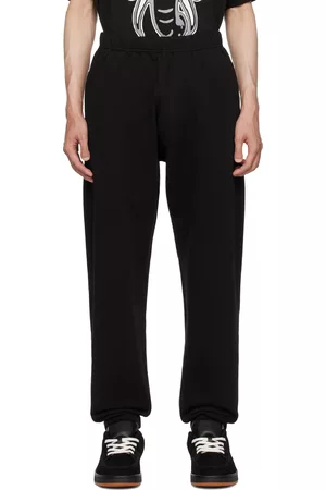 Kenzo Men Trousers - Black Paris Boke Flower Sweatpants
