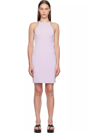 Filippa K Women Casual Dresses - Purple Strap Minidress