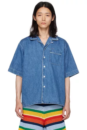 Marni Men Denim - Blue Button Shirt