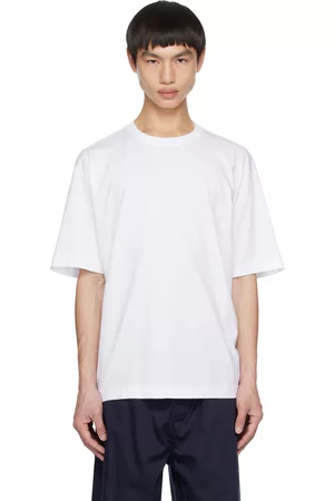 Filippa K Men T-shirts - White Crewneck T-Shirt