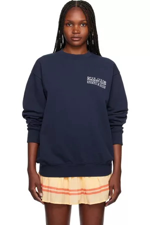 Sporty & Rich Women Sweatshirts - Navy 'NY Racquet Club' Sweatshirt