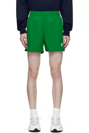 adidas Men Shorts - Green Adicolor Classics Sprinter Shorts
