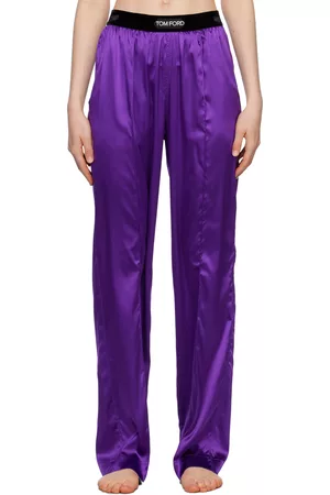 Tom Ford Women Loungewear - Purple Pinched Seams Lounge Pants